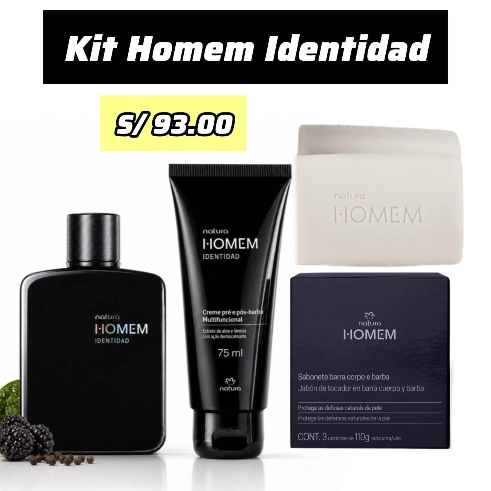 KIT HOMEM IDENTIDAD