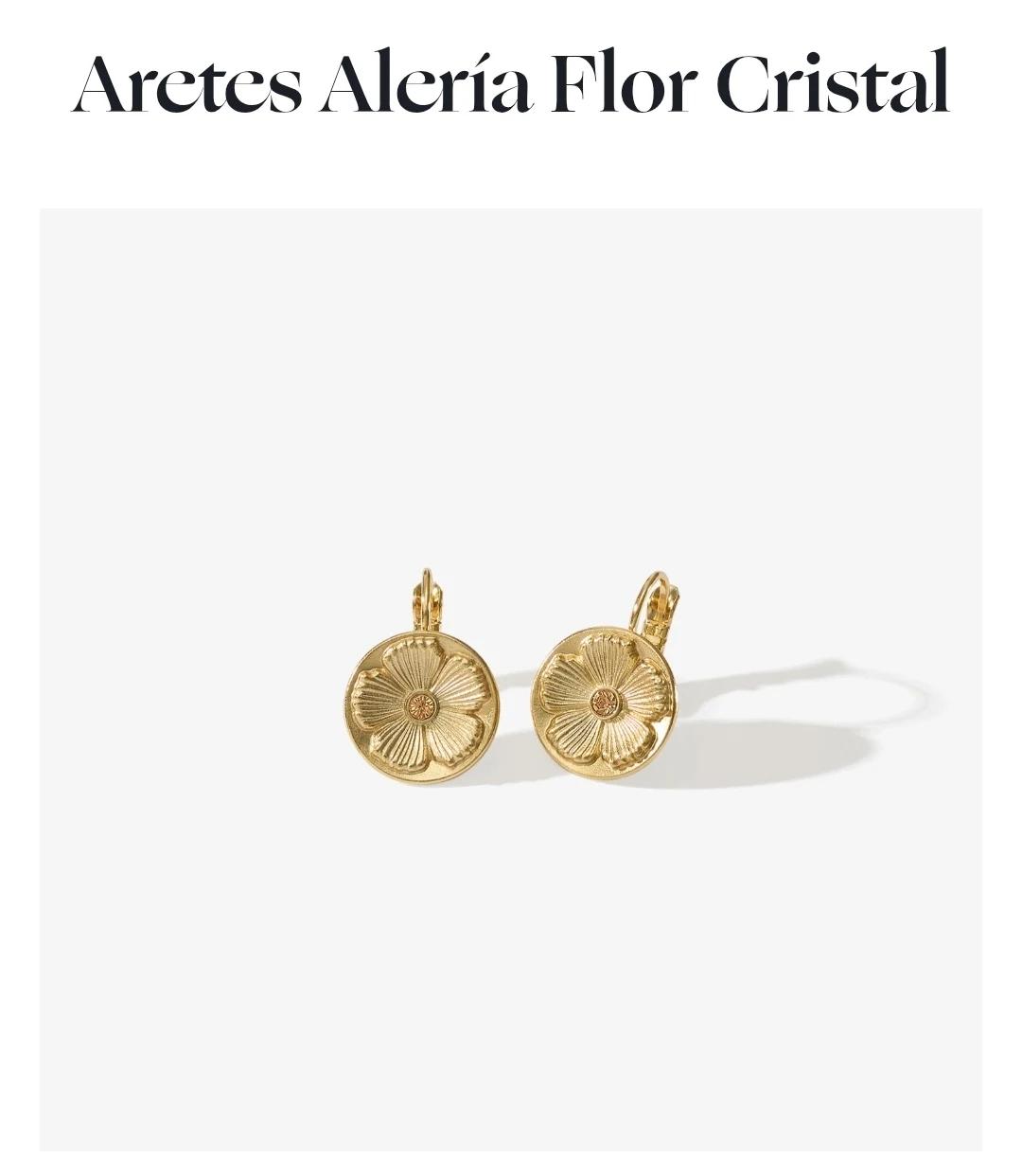 Aretes Aleria Flor Cristal
