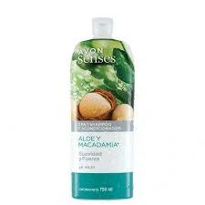 Shampoo 2 en 1 Aloe y Macadamia Avon Senses