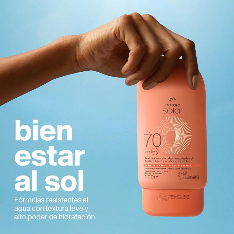 Protector Solar Corporal FPS 70 Natura Solar 200ml miniatura 2