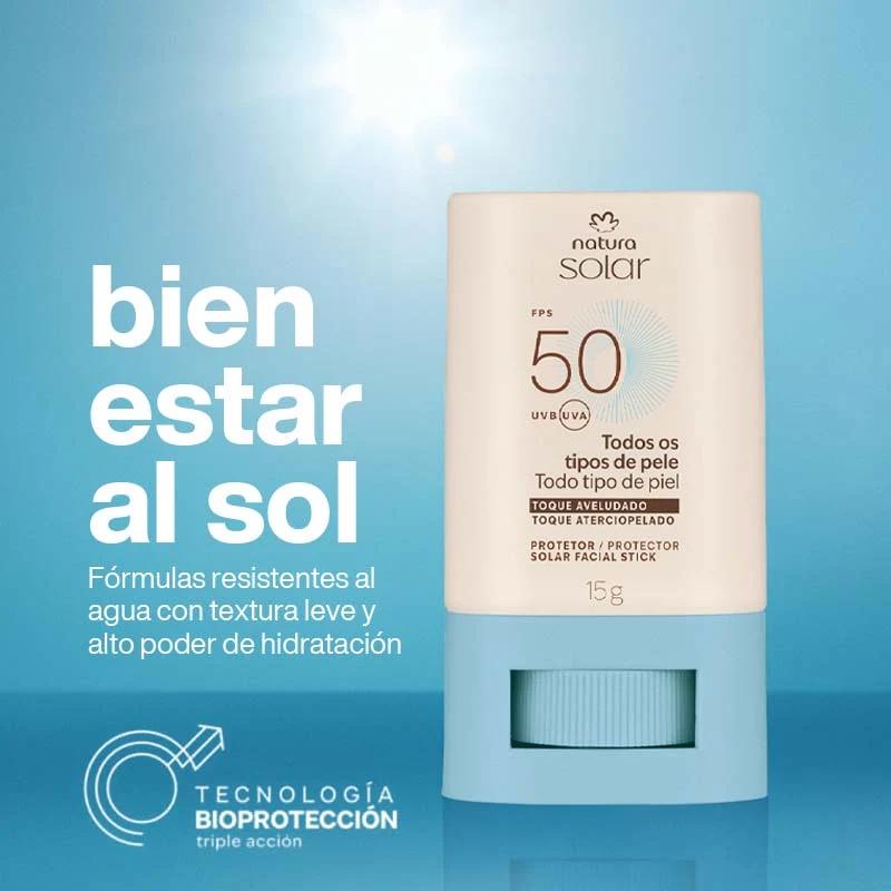 Protector Solar Facial en Barra FPS 50 Natura Solar miniatura 2