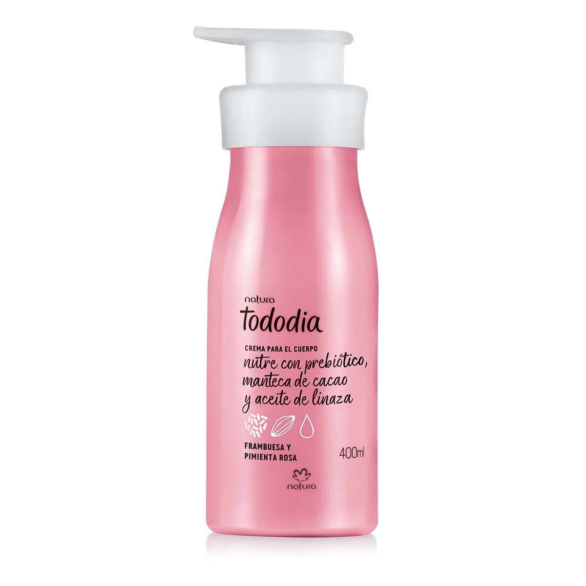 Crema corporal Frambuesa y pimienta rosa 400ml