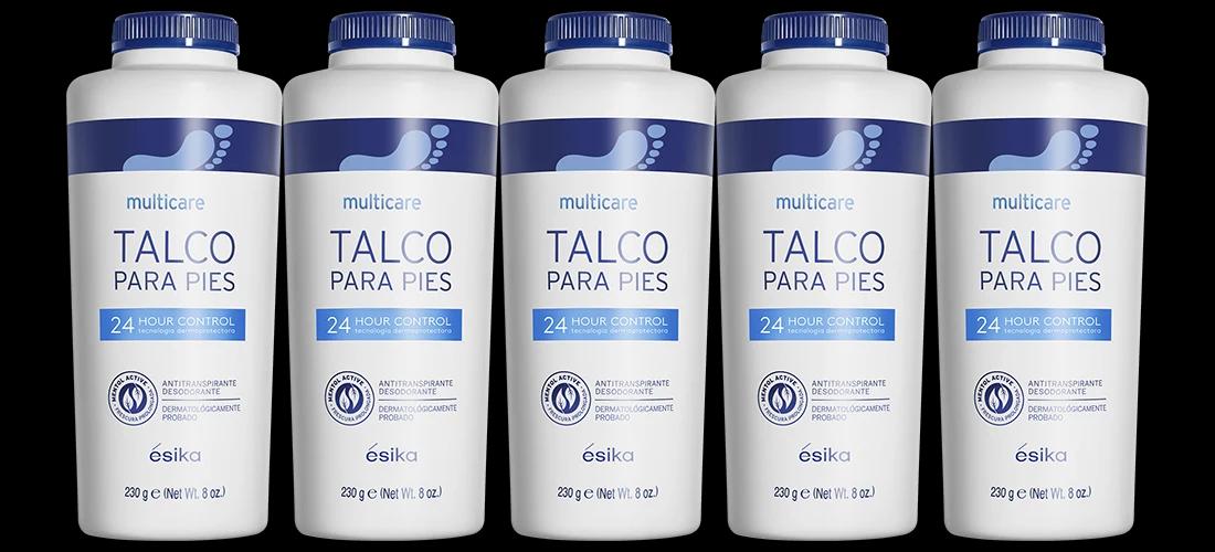 5 TALCOS 230G C/U