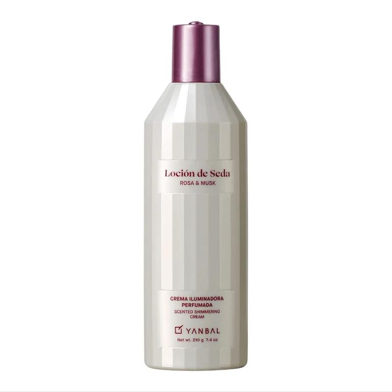 LOCION DE SEDA ROSA Y MUSK 210 GR
