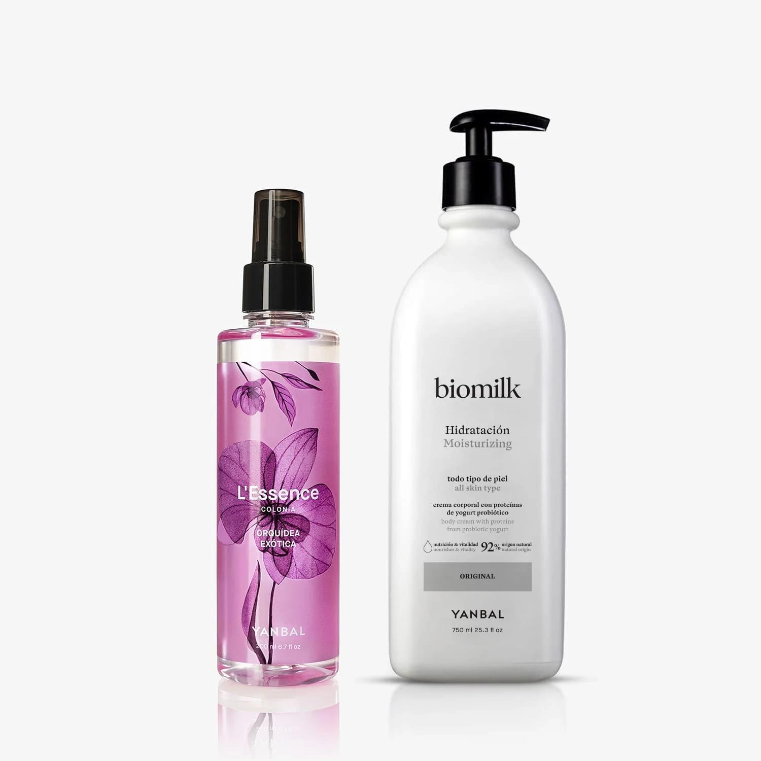 Duo L’Essence Orquídea Exótica + Biomilk Crema Original
